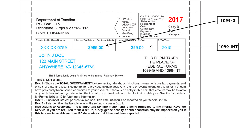 Your 1099 G1099 Int What You Need To Know Virginia Tax 3742