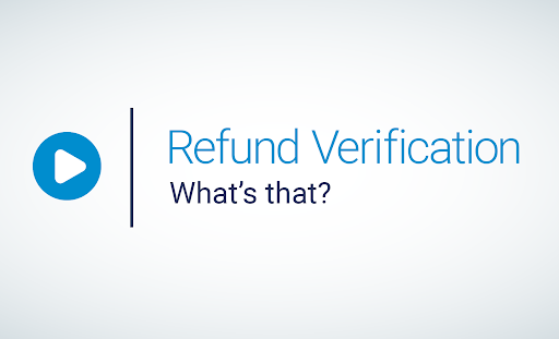 Refund verification image